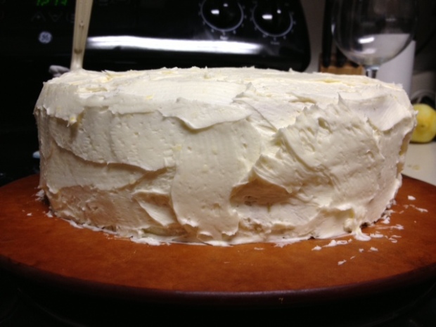 citrus marmalade cake finished