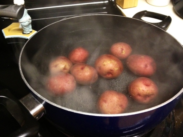 crash hot potatoes boiling
