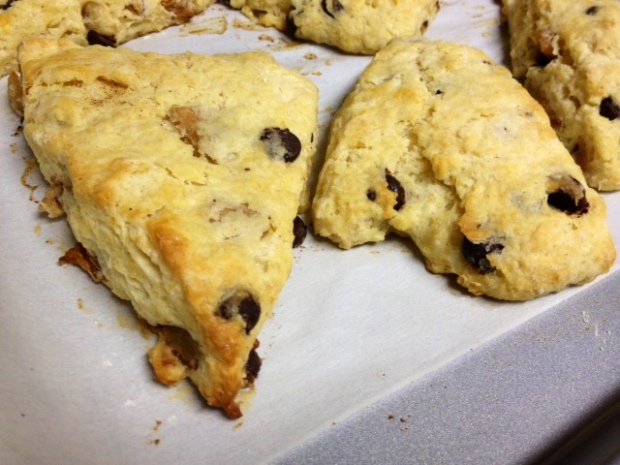 pear brown butter scones finished