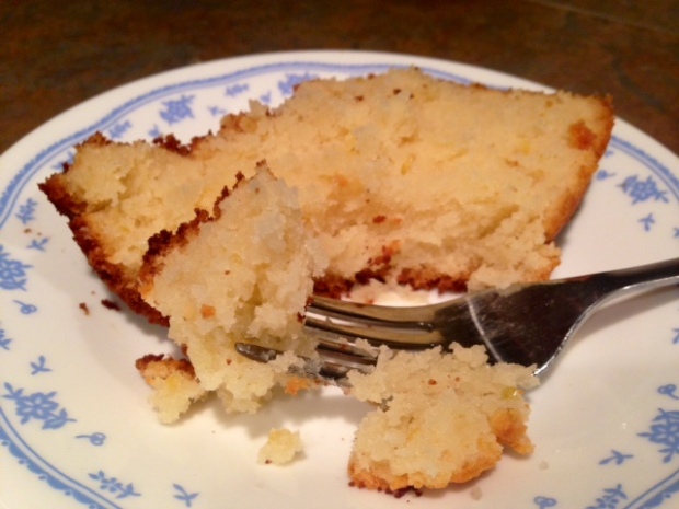 Lemon Ricotta Pound Cake slice