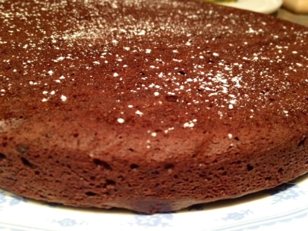 Red Wine Chocolate Cake Baked