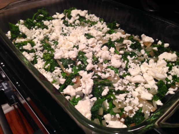 spinach kale & feta egg casserole feta2