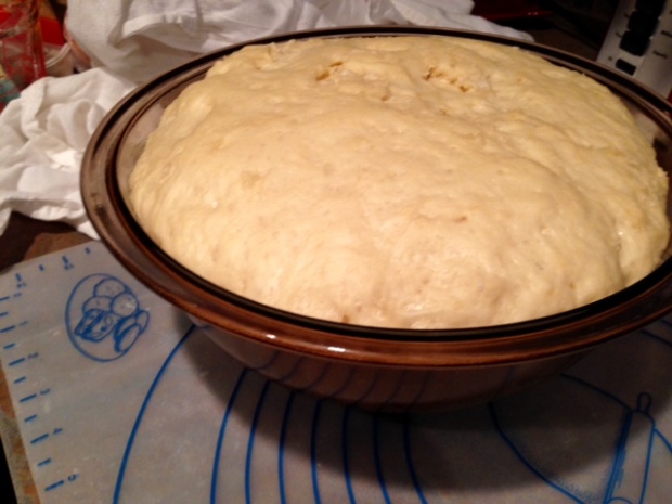 easy awesome challah bread dough risen