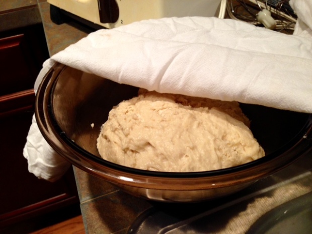 easy awesome challah bread dough rising