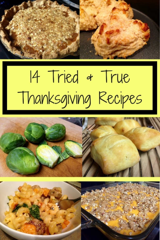 14 Thanksgiving recipes my family has used for years, tried & true side dishes, desserts, and breads you can use for your Thanksgiving feast #thanksgiving #recipes #familyrecipes
