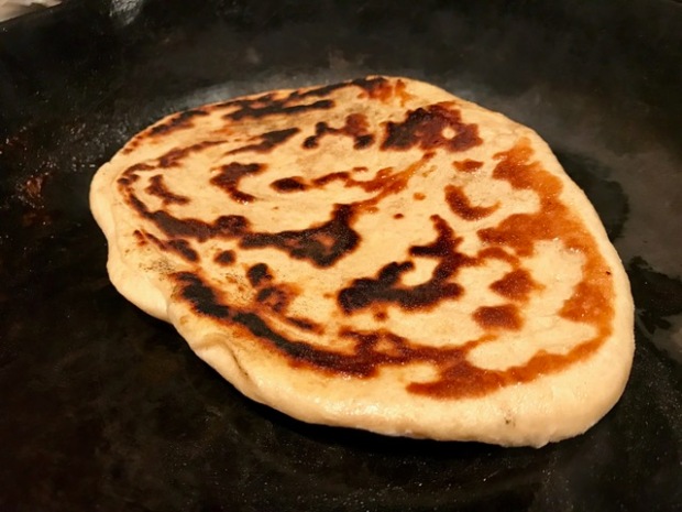 This has become my go-to homemade naan bread recipe