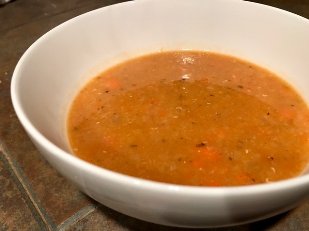 Delicious & easy Turkish red lentil soup, ready in half an hour